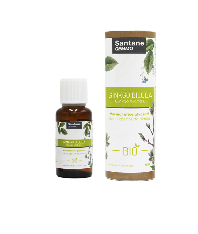 GINKO BILOBA Macérat glycériné - SANTANE® - COMPLEMENT ALIMENTAIRE - PHYTOTHERAPIE - PLANTES